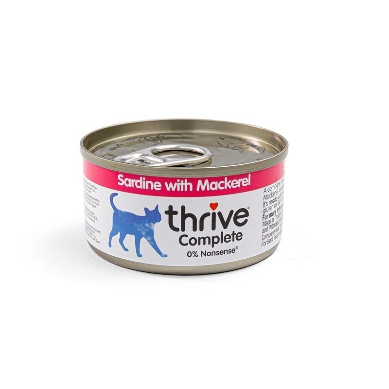 Thrive 脆樂芙 貓罐頭 主食罐．沙甸魚+鯖魚配方75g