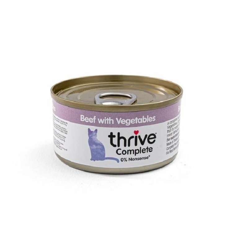 Thrive 脆樂芙 貓罐頭 主食罐．牛肉+蔬菜配方75g