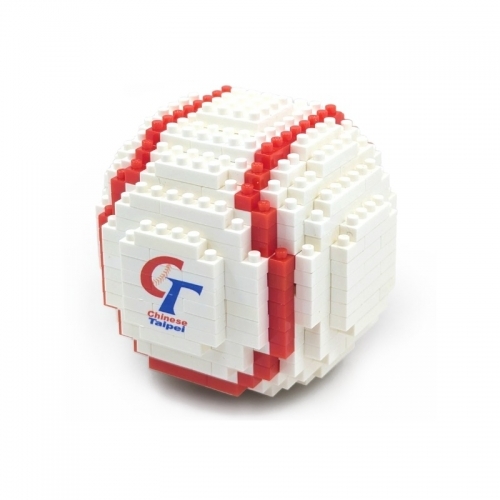 棒球筆座積木 + 積木拼圖(鑰匙圈+磁鐵)