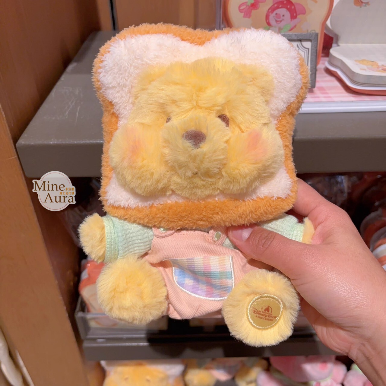 2026 小熊維尼和朋友們 春日野餐系列 小熊維尼 Winnie the Pooh 小豬 皮傑 piglet 立體造型 絨毛 筆袋 收納包 化妝包 -上海迪士尼樂園