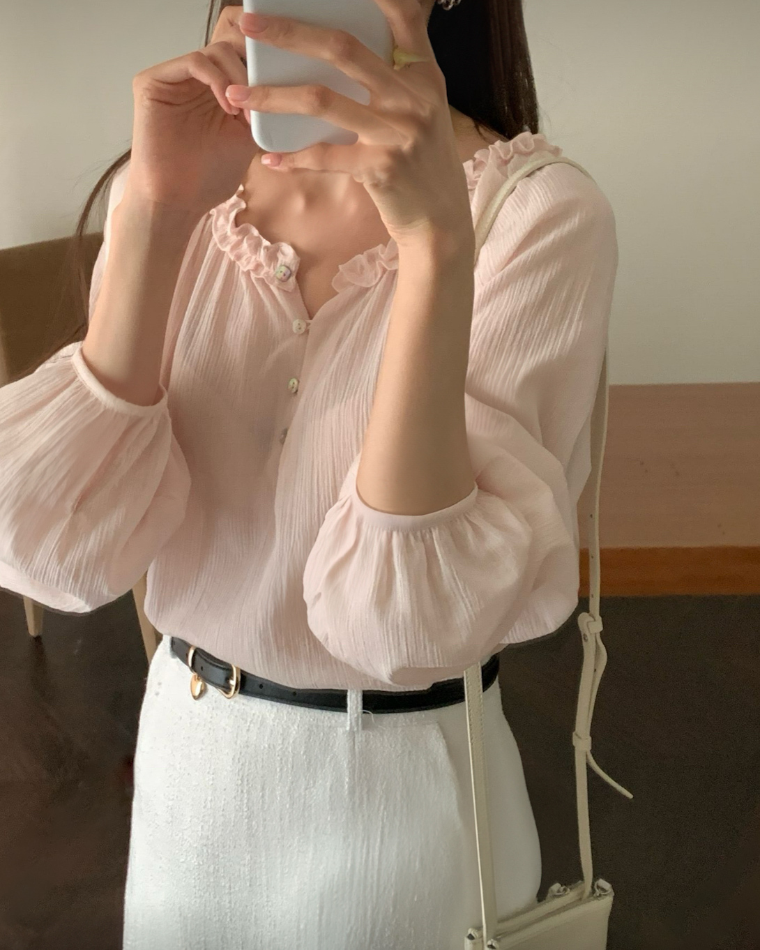 氣質感飄飄透透blosue