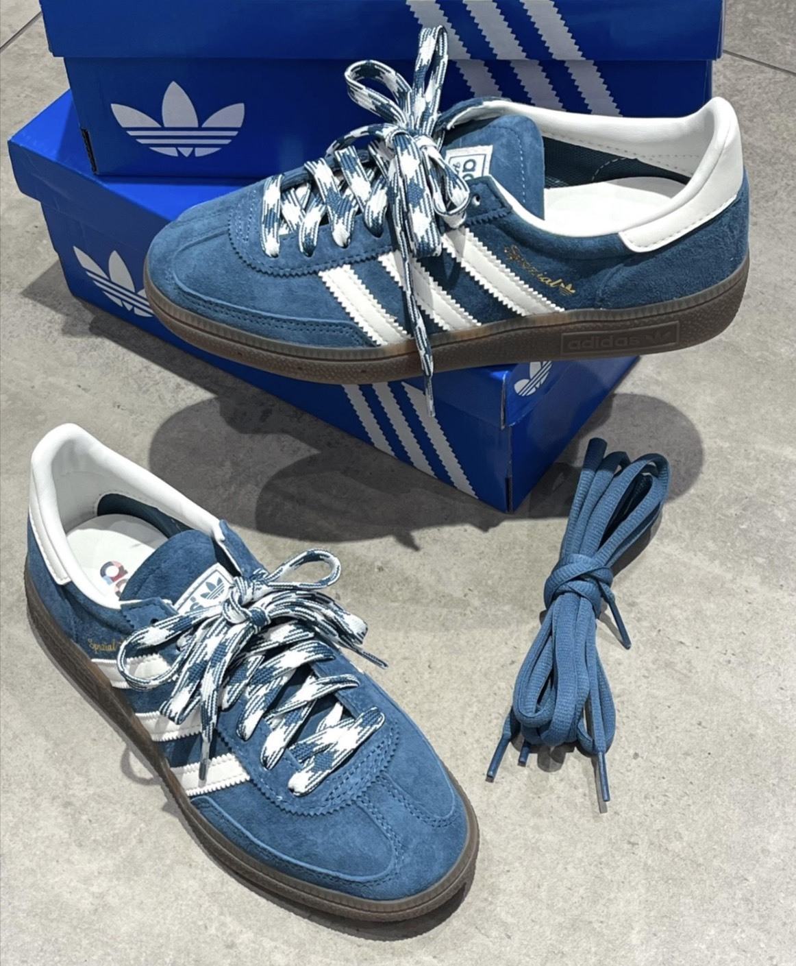 【OWN】Adidas Originals Handball Spezial 手球鞋 德訓鞋 舒適 百搭 麂皮 運動 休閒 藍色