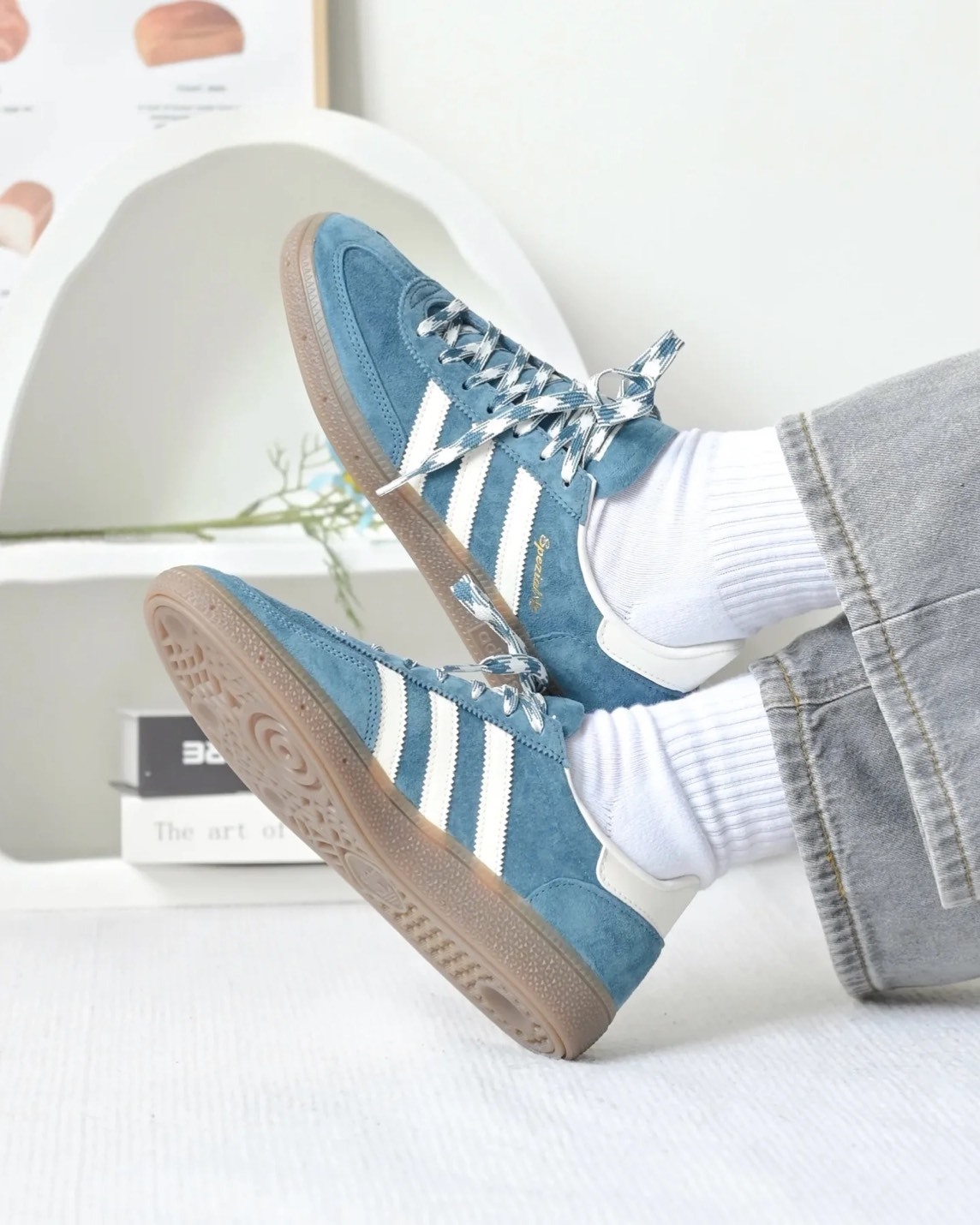 【OWN】Adidas Originals Handball Spezial 手球鞋 德訓鞋 舒適 百搭 麂皮 運動 休閒 藍色