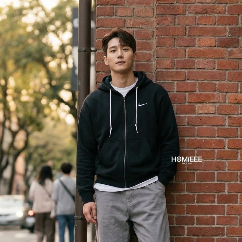 Nike Nsw 外套 連帽外套 經典 LOGO 重磅 刷毛 黑色 男女可穿 [DR0404-010]