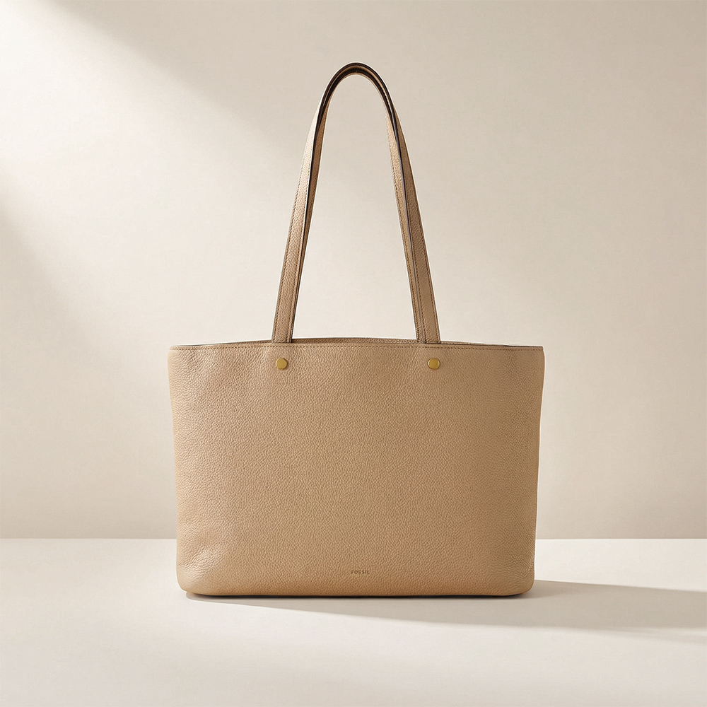 Jessie 真皮托特包-霧粉色 ZB11105270