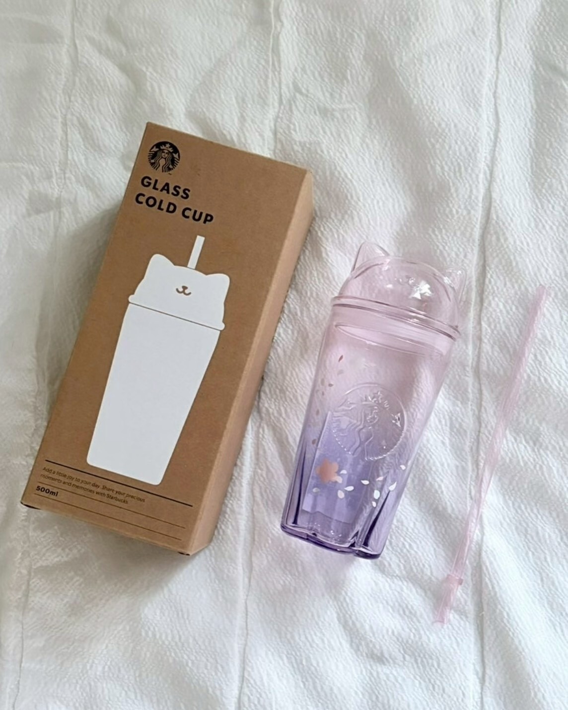 <韓國限定>Starbucks 星巴克 櫻花系列 珠光粉 櫻花粉 透明 吸管杯 貓咪 Stanley 把手杯 共4款