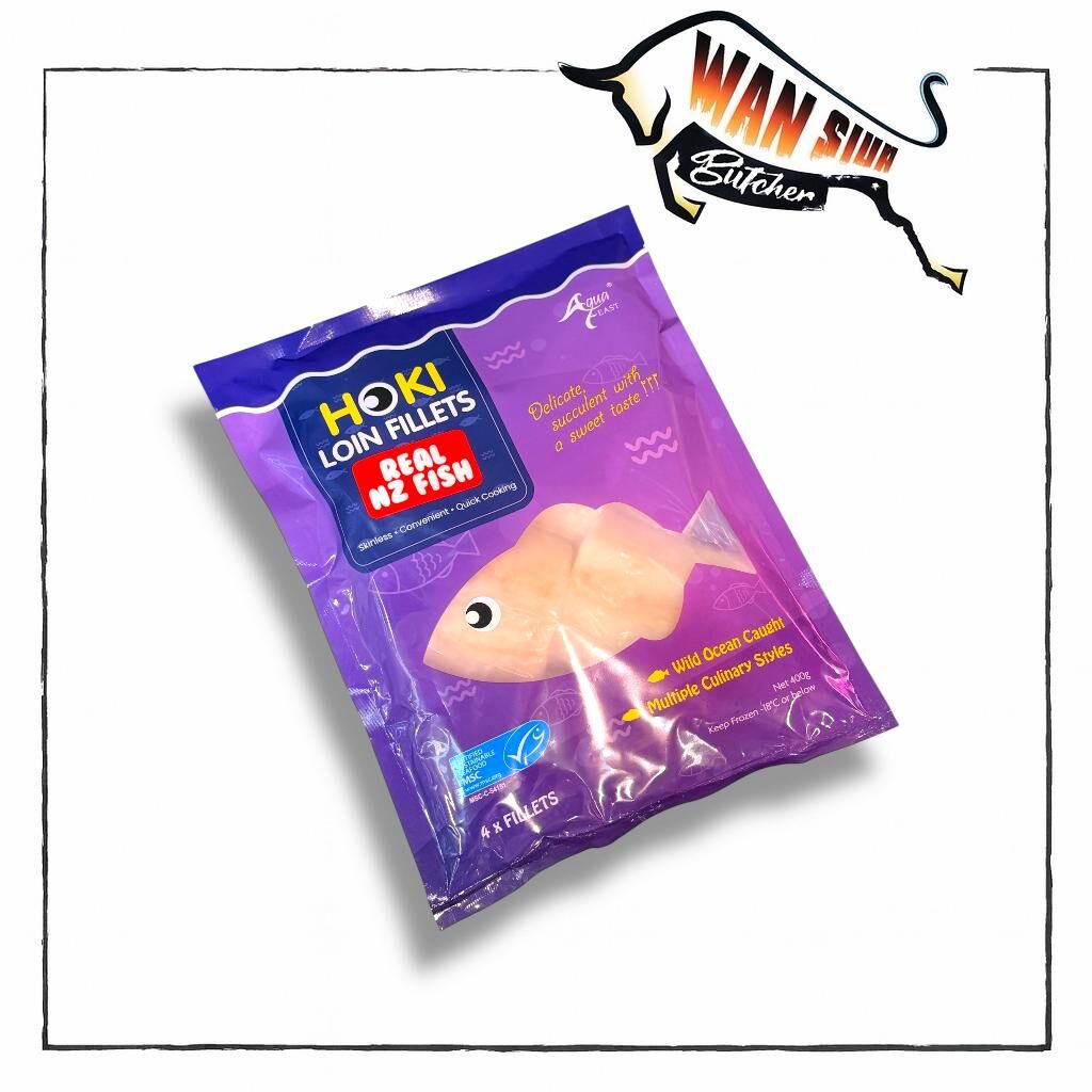 紐西蘭Aqua East野生Hoki魚柳(2片裝) 400g
