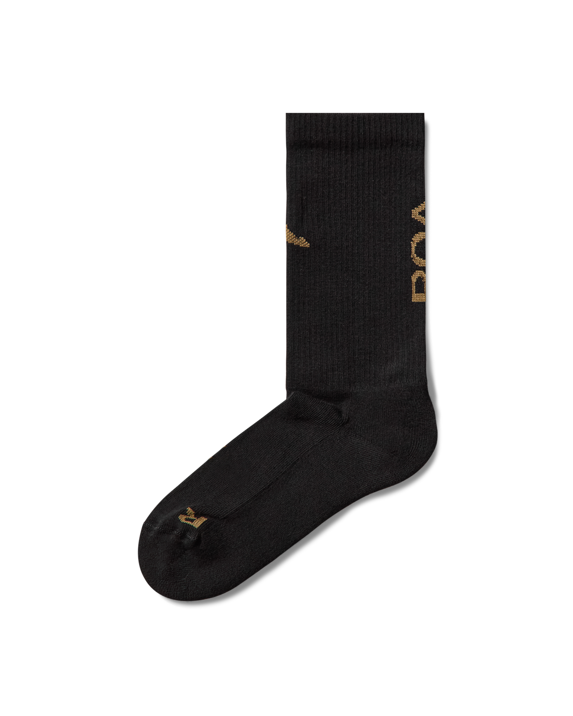Roa Hiking｜Logo Biofil Sock "Black"