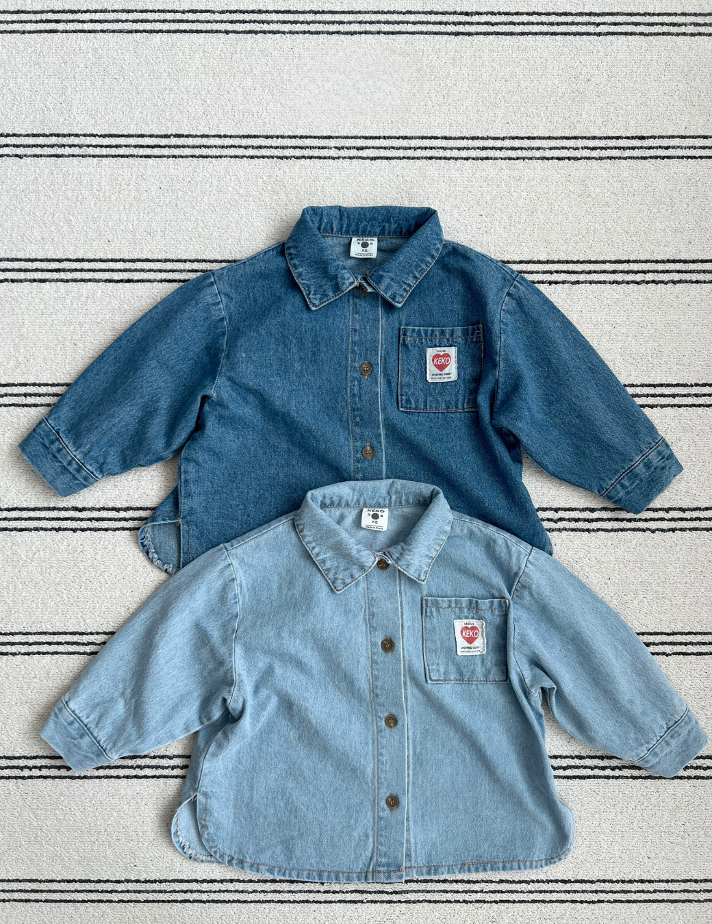 經典翻領牛仔襯衫