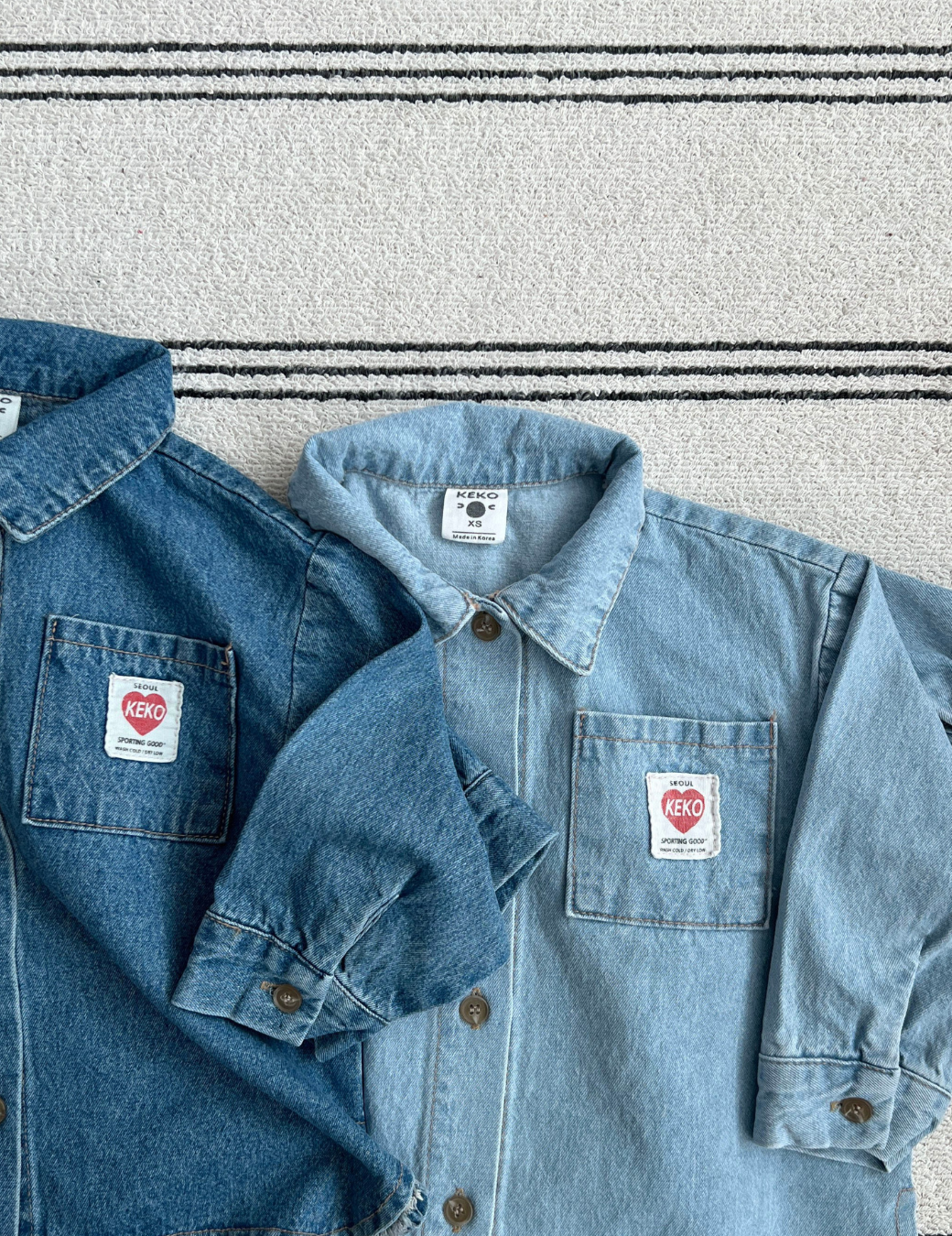 經典翻領牛仔襯衫