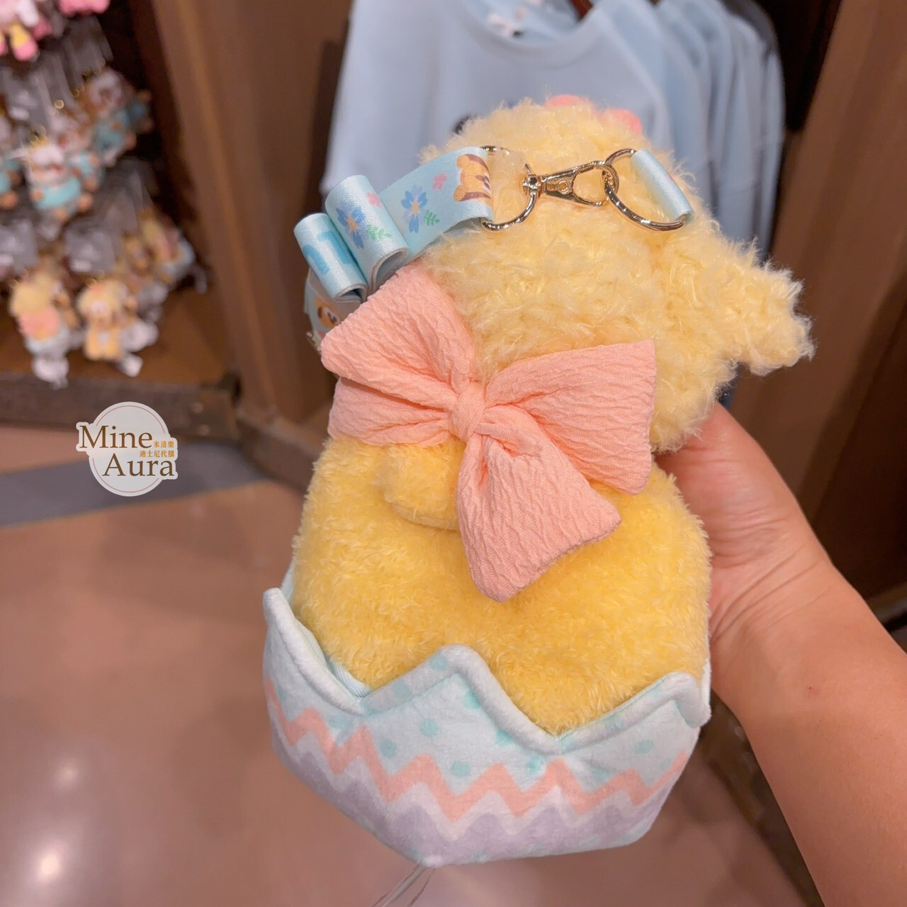 2026 春日彩蛋系列 布魯托 Pluto 絨毛 大頭造型 斜背包 -上海迪士尼樂園