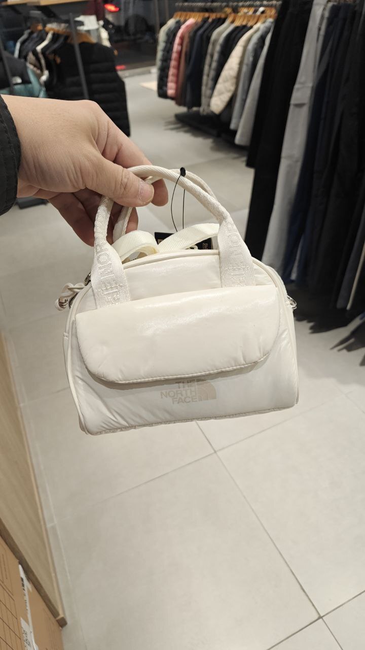 [K] THENORTHFACE CREAM K'S PUFFY TOTE BAG MINI, NN2PR59T-CRE (KTNF57)