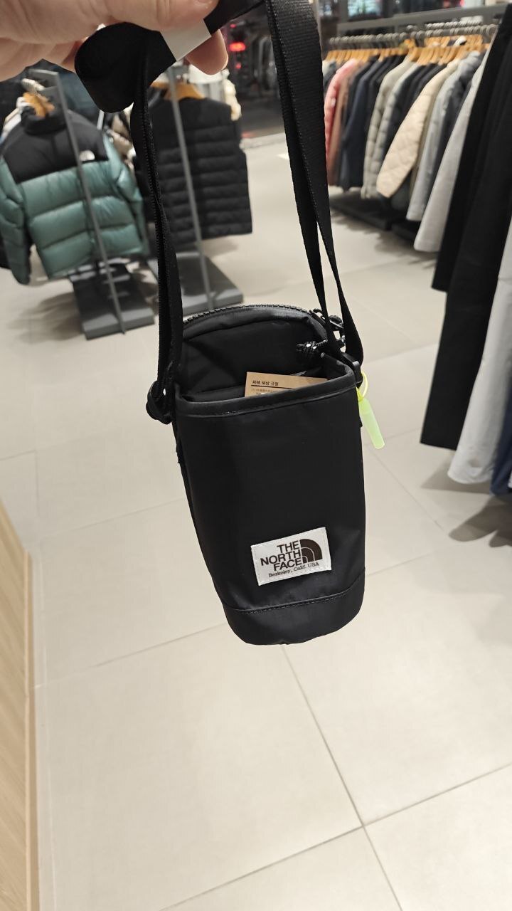 [K] THENORTHFACE BLACK K'S MULTI BOTTLE CROSS BAG, NN2PS01R-BLK (KTNF66)