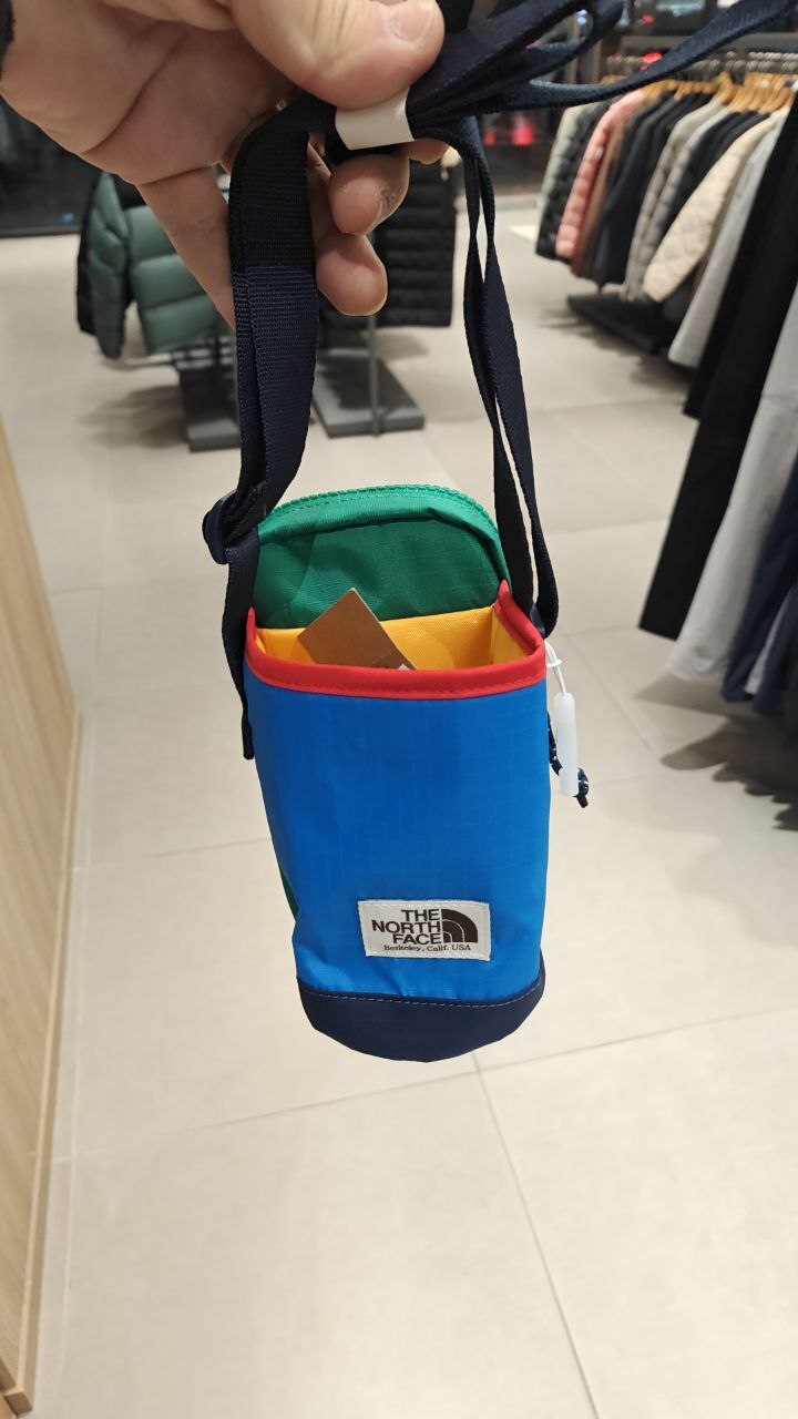 [K] THENORTHFACE BLUE K'S MULTI BOTTLE CROSS BAG, NN2PS01T-BLU (KTNF67)