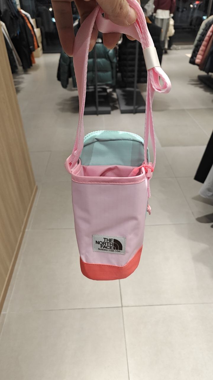 [K] THENORTHFACE CANDY PINK K'S MULTI BOTTLE CROSS BAG, NN2PS01S-CPI (KTNF68)