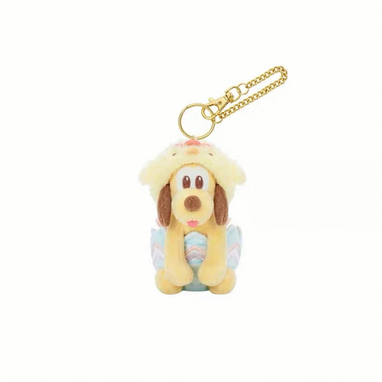 2026 春日彩蛋系列 布魯托 Pluto 造型 絨毛 鑰匙圈 吊飾 -上海迪士尼樂園