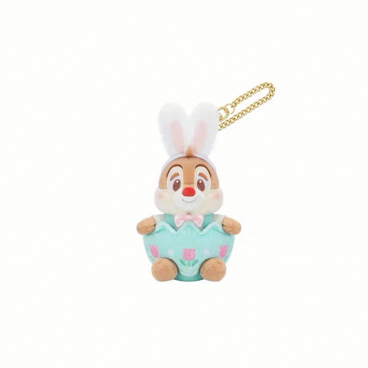 2026 春日彩蛋系列 紅鼻 蒂蒂 Dale 造型 絨毛 鑰匙圈 吊飾 奇奇蒂蒂 Chip 'n Dale -上海迪士尼樂園