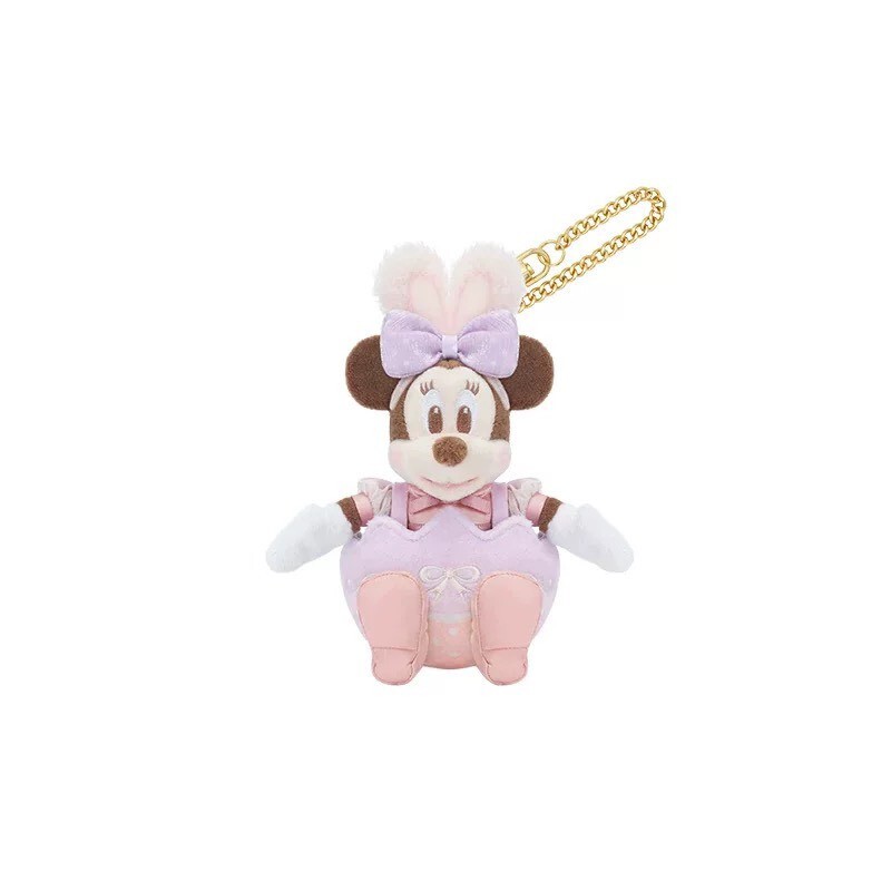2026 春日彩蛋系列 米妮 Minnie 造型 絨毛 鑰匙圈 吊飾 -上海迪士尼樂園