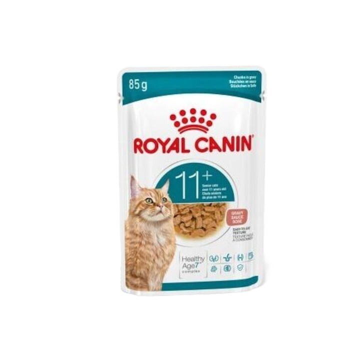 Royal Canin FCN 高齡貓11+營養主食濕糧（肉汁）【85gx12包】