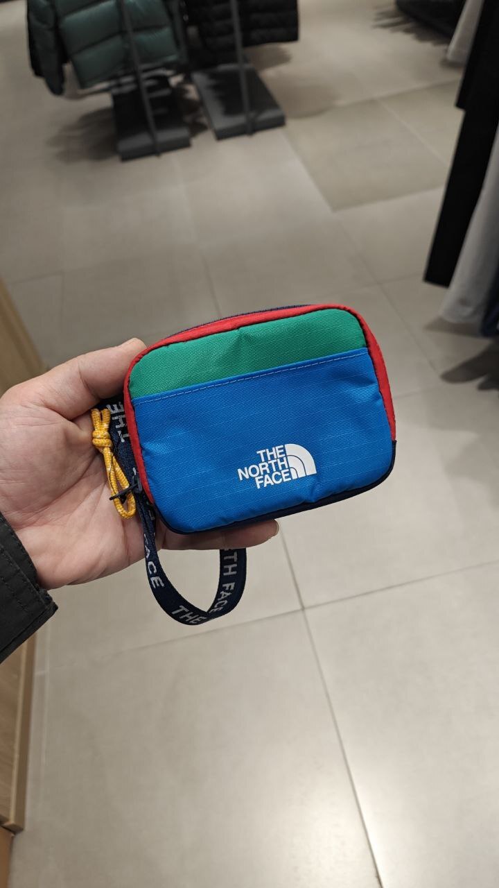 [K] THENORTHFACE BLUE K'S CROSS WALLET, NN2PS04S-BLU (KTNF63)