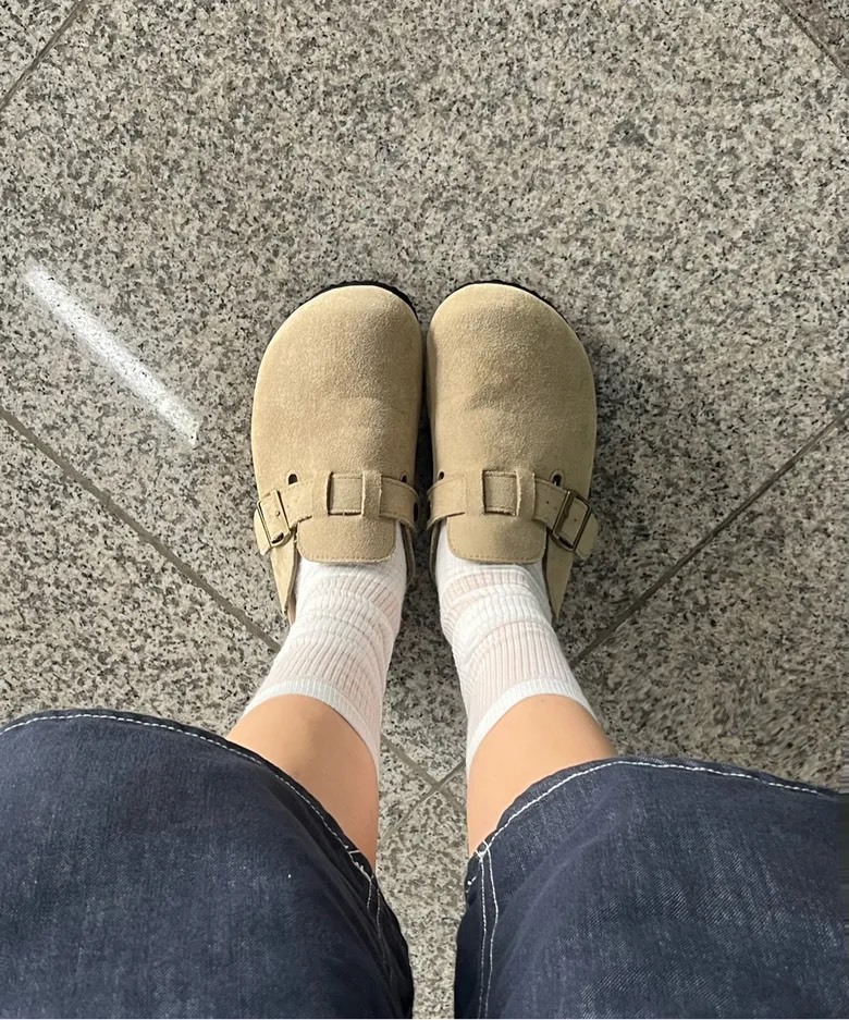 【OWN】SHOOPEN 勃肯鞋 懶人鞋 休閒 麂皮 懶人拖 穆勒 MULE 不分男女 黑色 灰色 駝色 咖啡色 卡其 HPCV4FA401