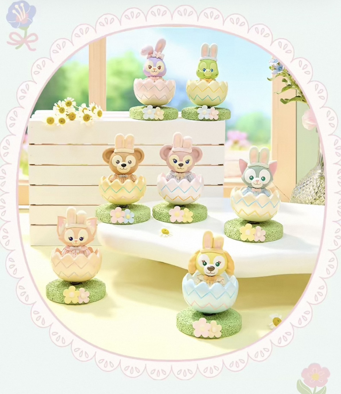 2026 春日彩蛋系列 達菲Duffy 與好友們 造型 公仔 擺飾品 盲選盒 盲盒 -上海迪士尼樂園