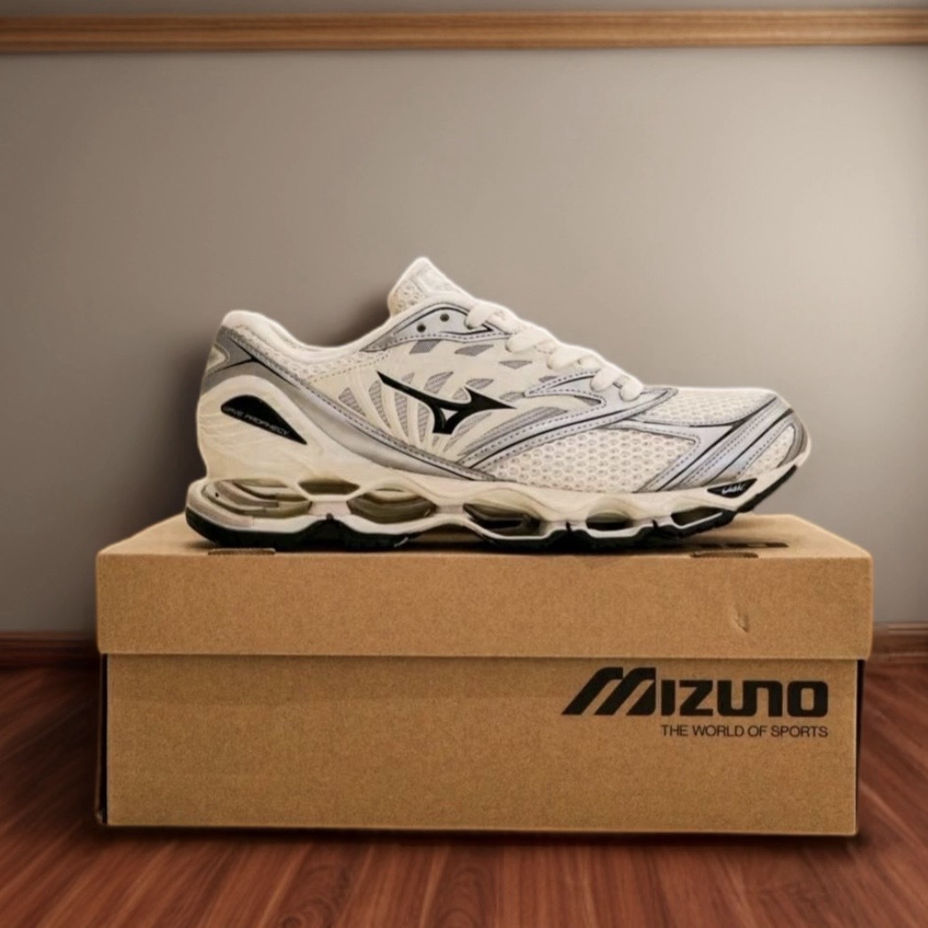 MIZUNO WAVE PROPHECY LS 米白 奶油白 美津濃 休閒鞋 男女同款 D1GA251101