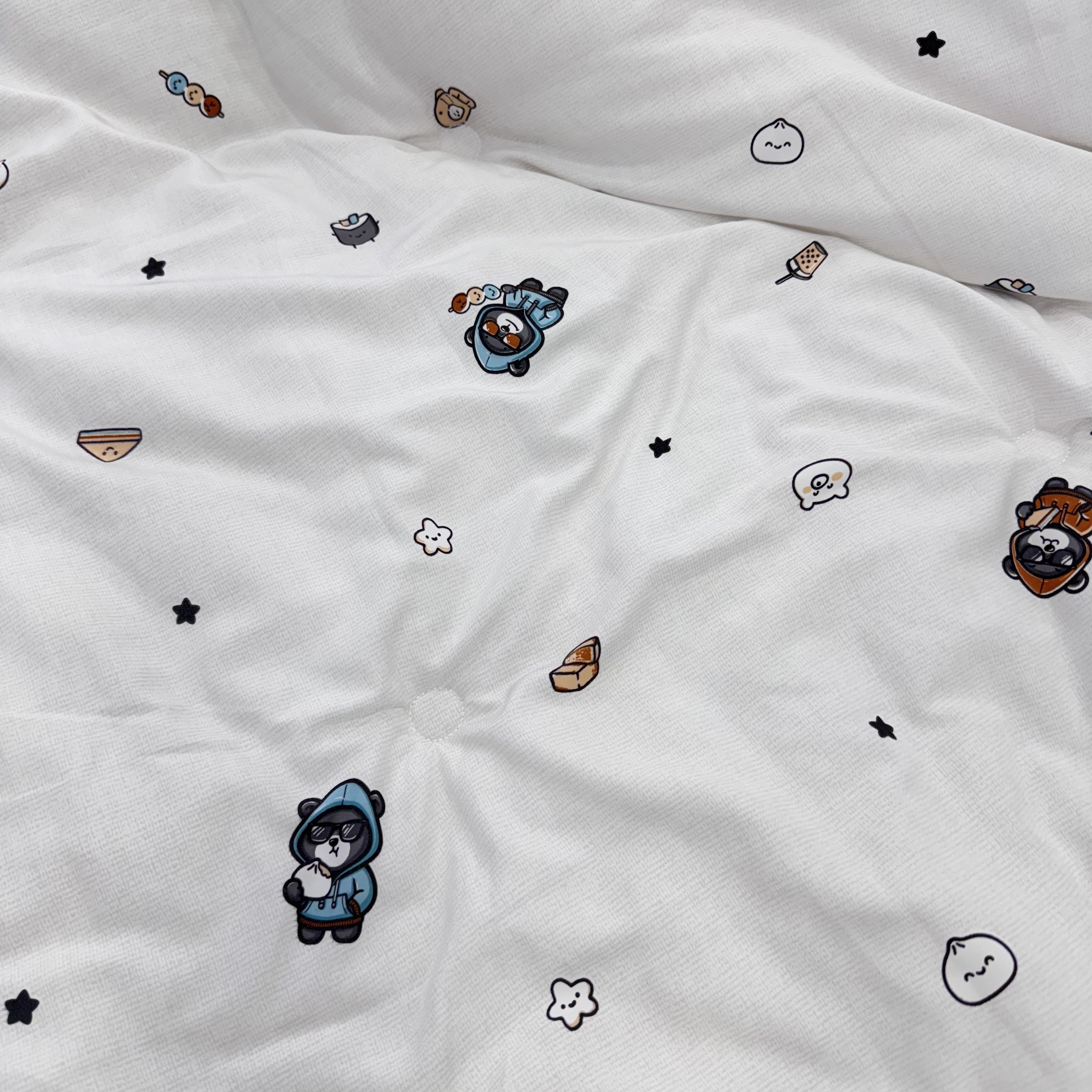 激推‼️台灣黑熊小籠包膠原蛋白四季被