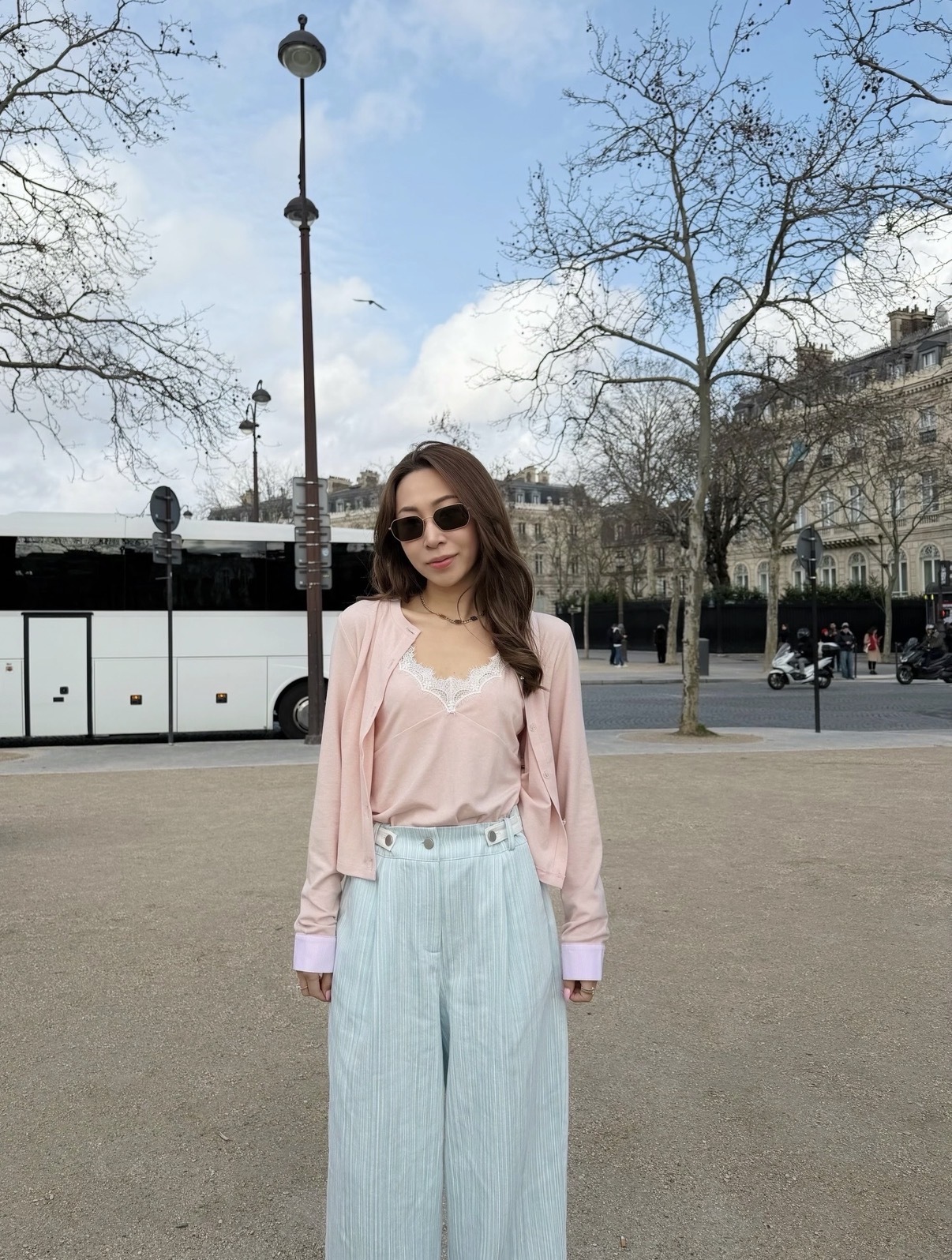 粉色-天絲羊毛質感外套-預訂第2批