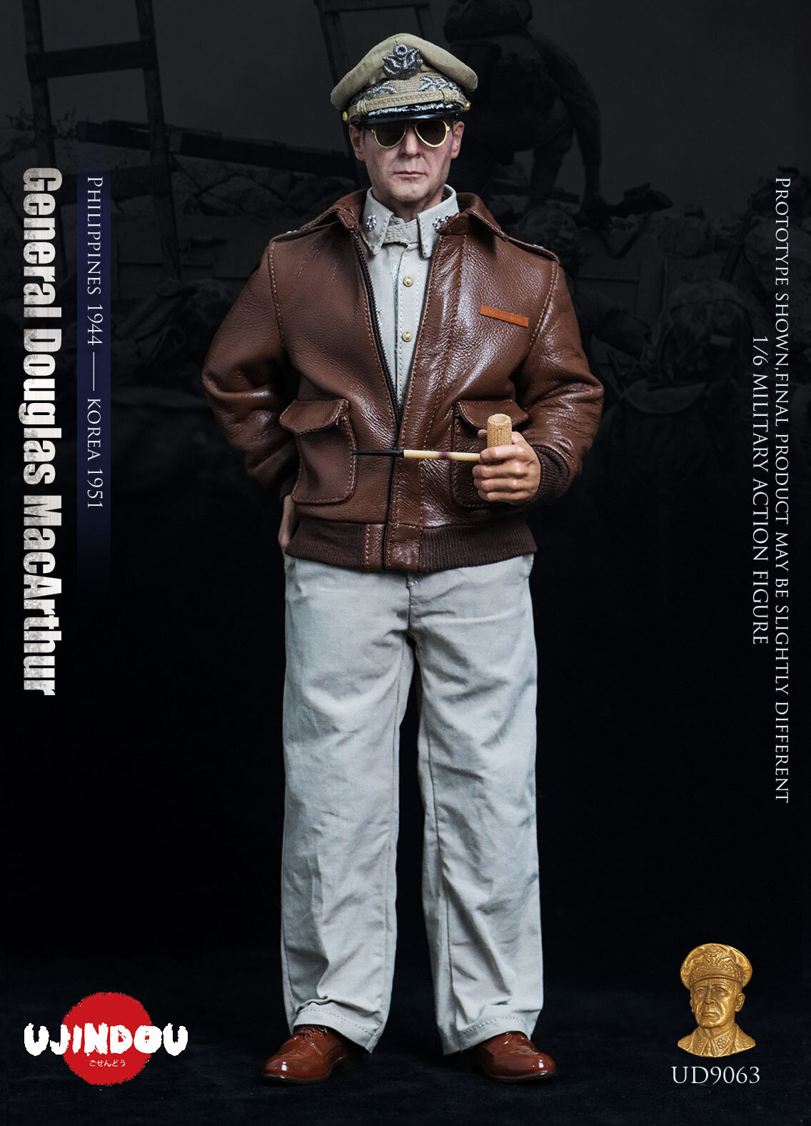 (預訂) 禦戰道UJINDOU 新品 UD9063  1/6 MacArthur , Philippines 1944 —— korea 1951"