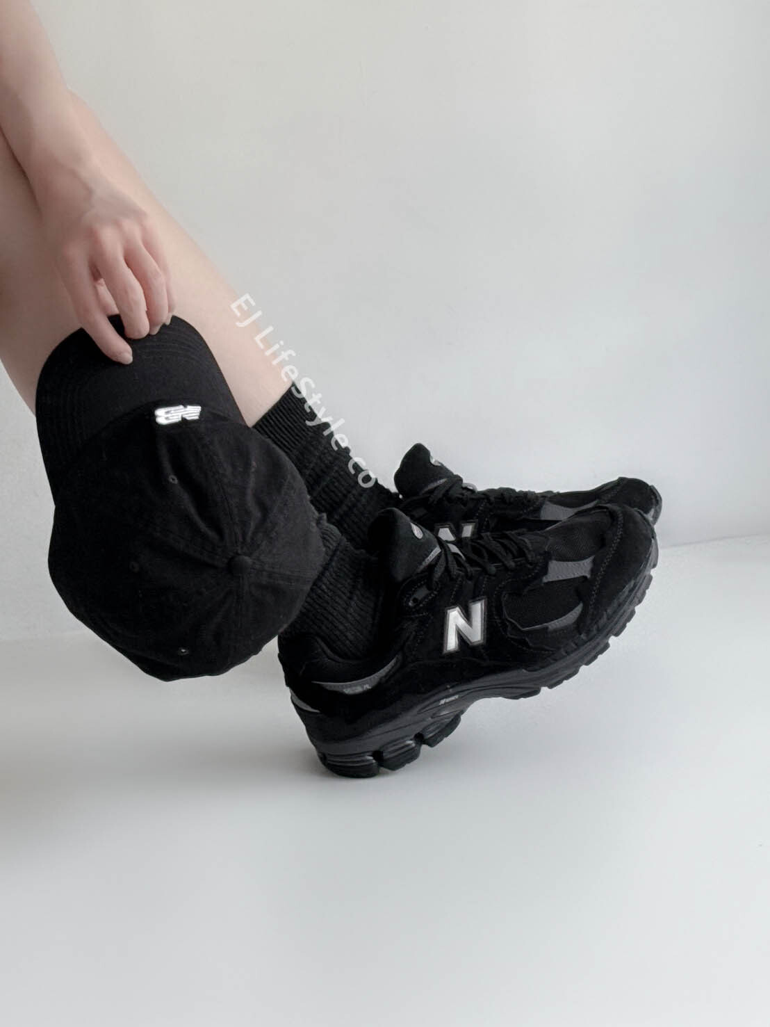 NEW BALANCE 2002R NB 破壞解構 撕裂設計 破碎 全黑 黑色 男女鞋 U20023MB / 調貨