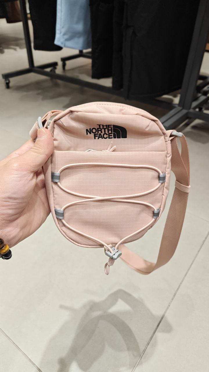 [K] THENORTHFACE PALE PINK BOREALIS CROSS BAG S, NN2PQ57D-PPI (KTNF97)