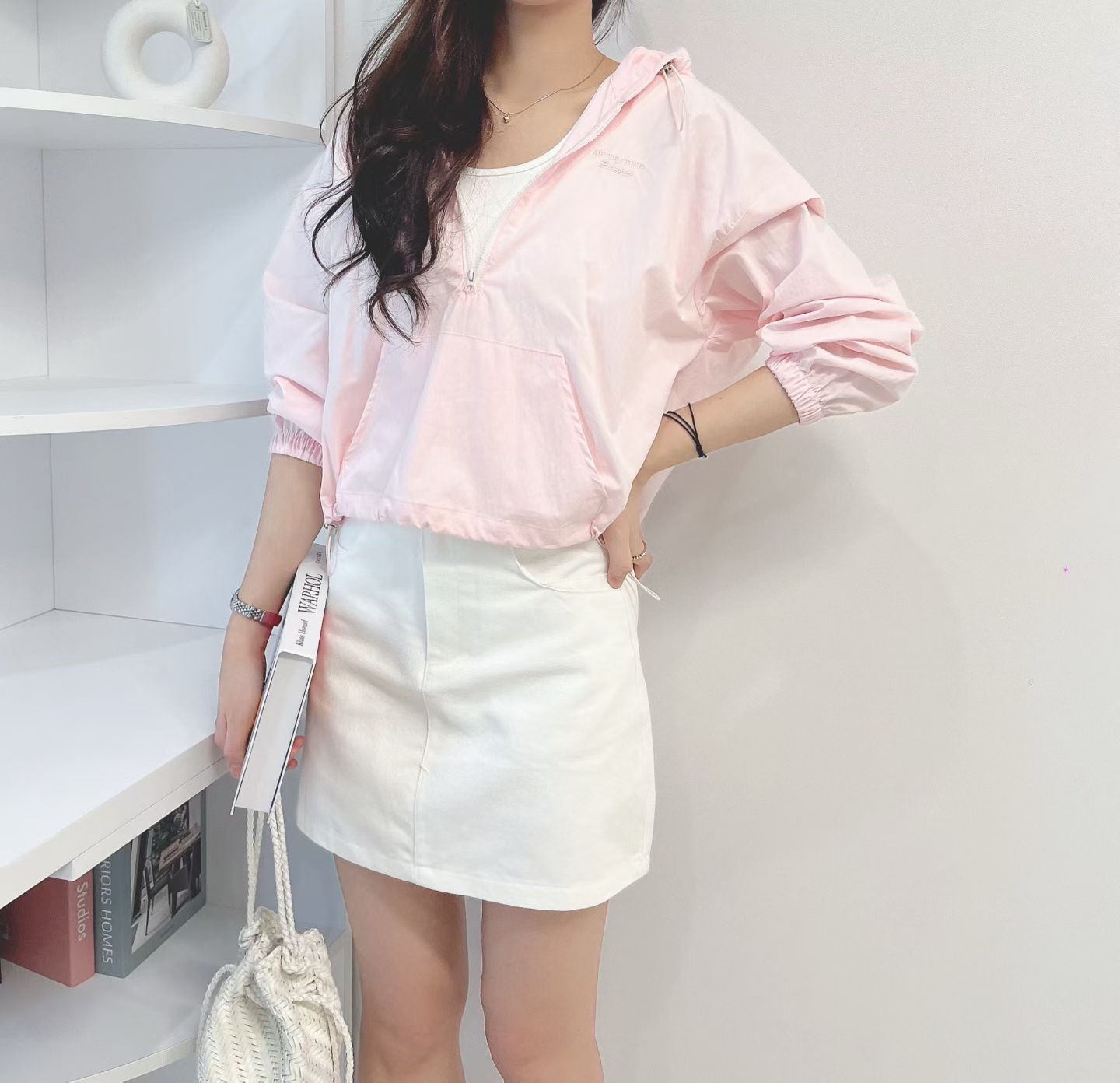 LU5601 兩件套背心連帽風衣 *特價* (優惠碼同充值購物金不適用)