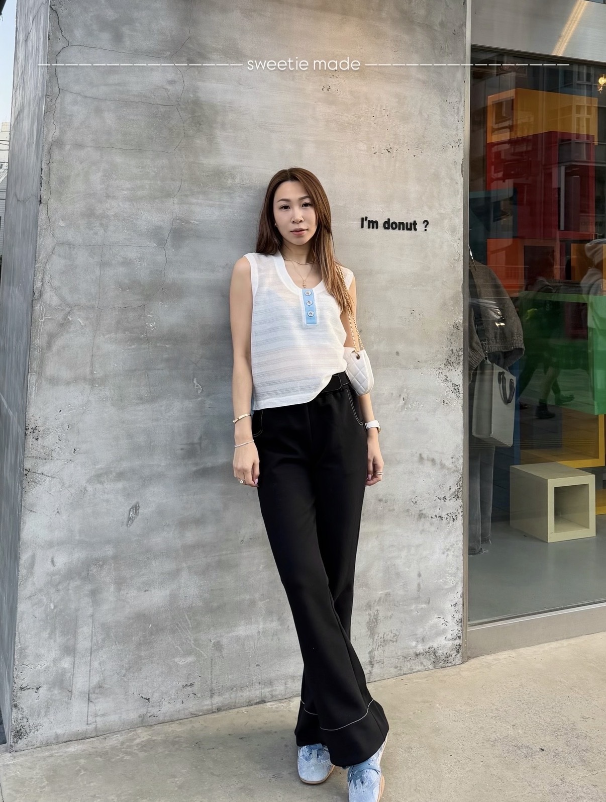 黑色-空氣感太空棉褲2.0-預訂