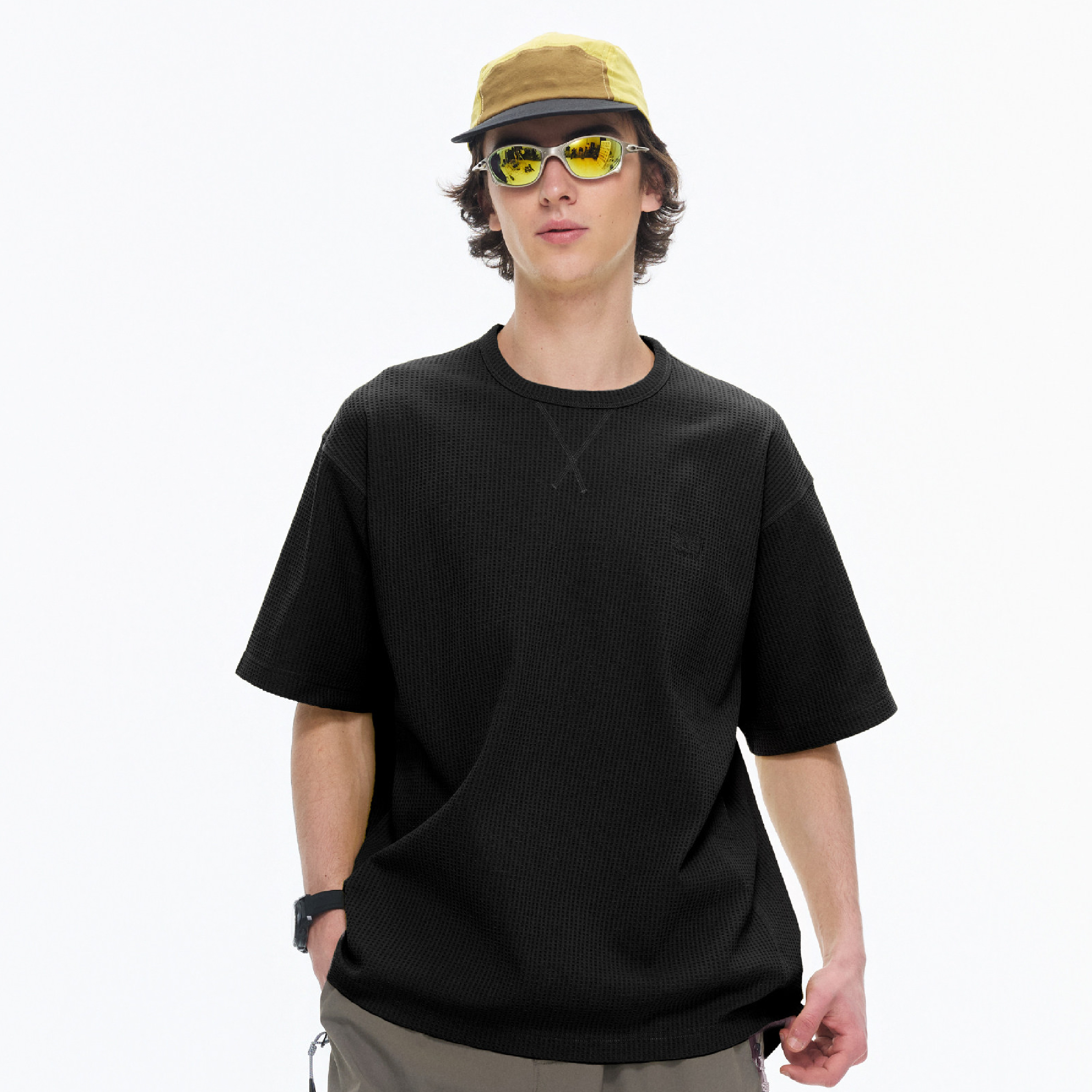 PIN SKTBS Waffle Grid Tee 華夫格短袖Tee [P-T0826]