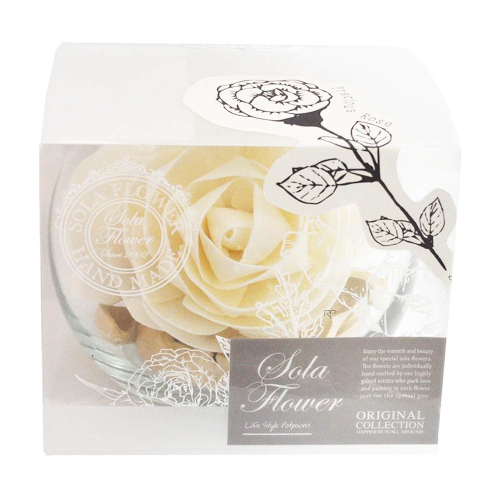 索拉花園 擴香水晶杯〈玫瑰花〉