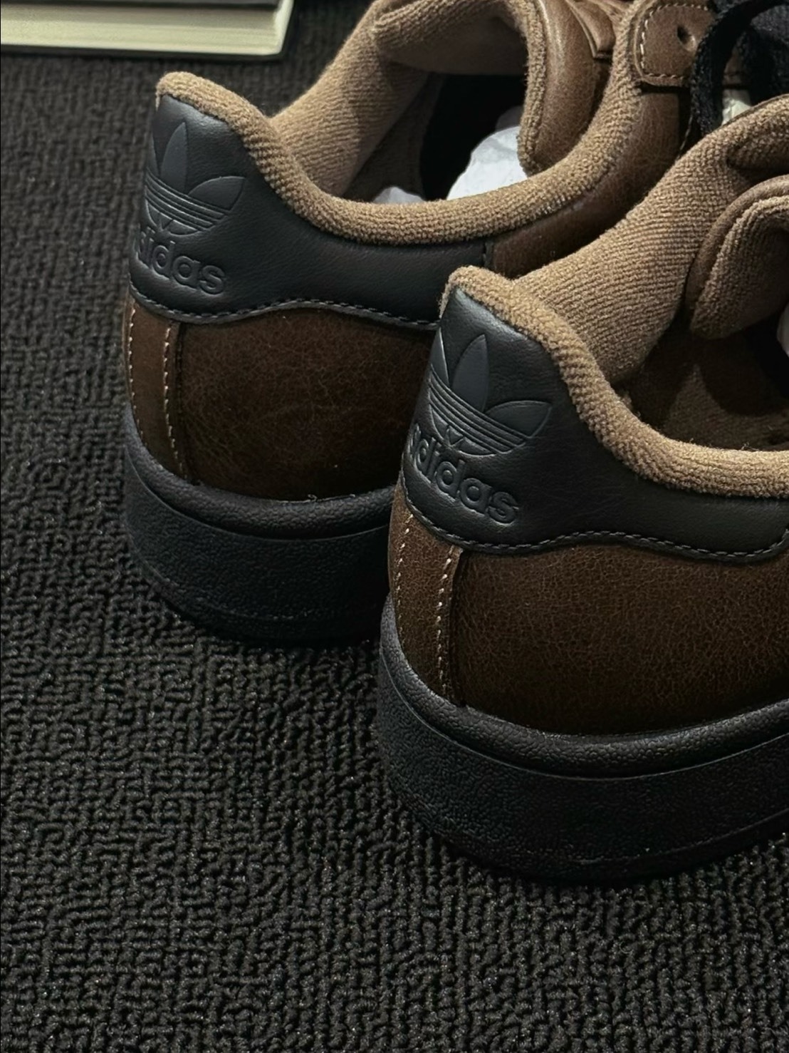 ADIDAS SUPERSTAR 2 皮革 黑咖啡