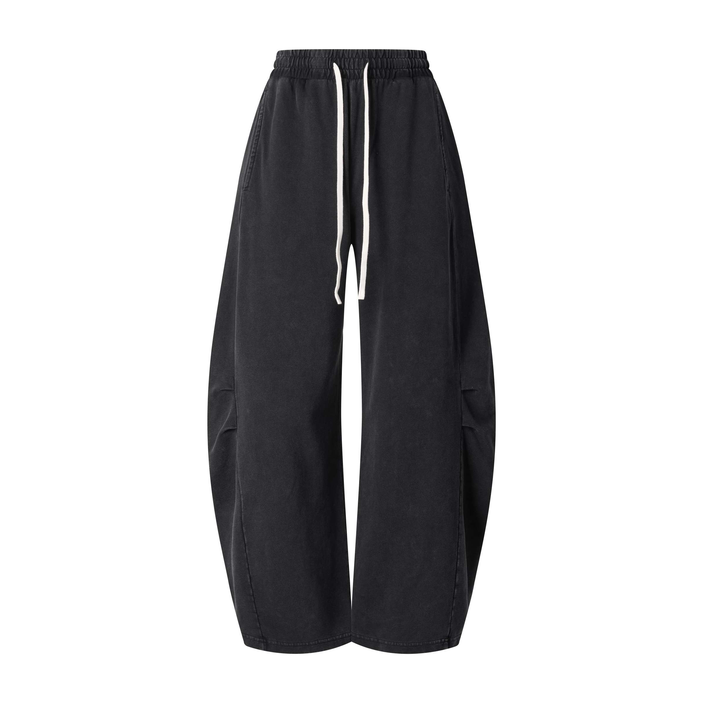 《S.V》水洗側打摺彎刀棉褲