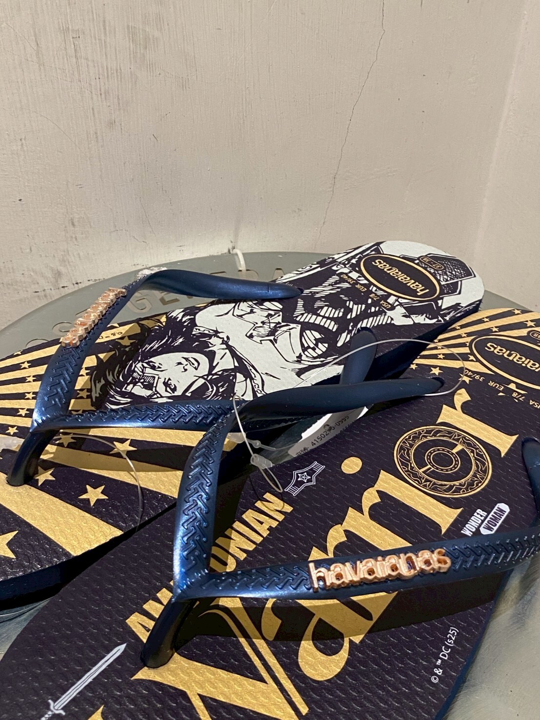 Havaianas 哈瓦仕 拖鞋 女鞋 神力女超人 華納兄弟 藍 4150276-0555W