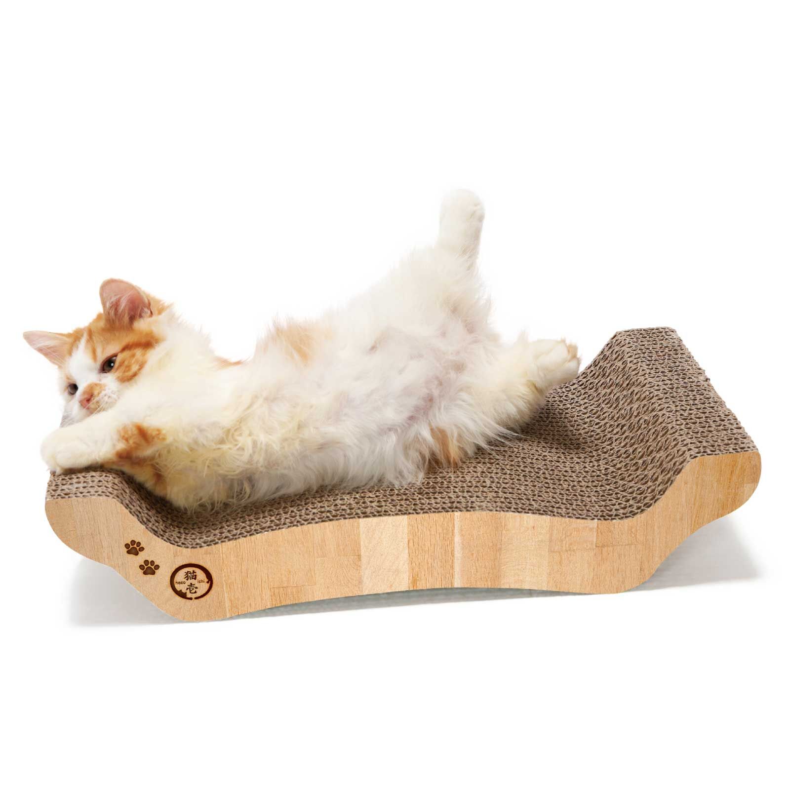 necoichi 雙面木紋拱橋型貓抓板