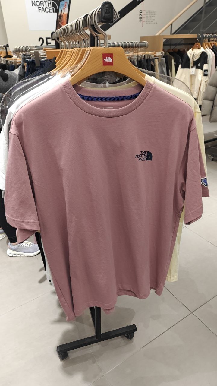 [K] THENORTHFACE SOFT PINK M'S KABINER S/S R/TEE, NT7UR70C-SOP (KTNF132)