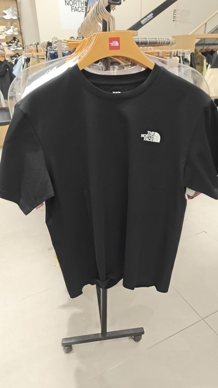[K] THENORTHFACE BLACK COTTON S/S R/TEE, NT7US00K-BLK (KTNF133)