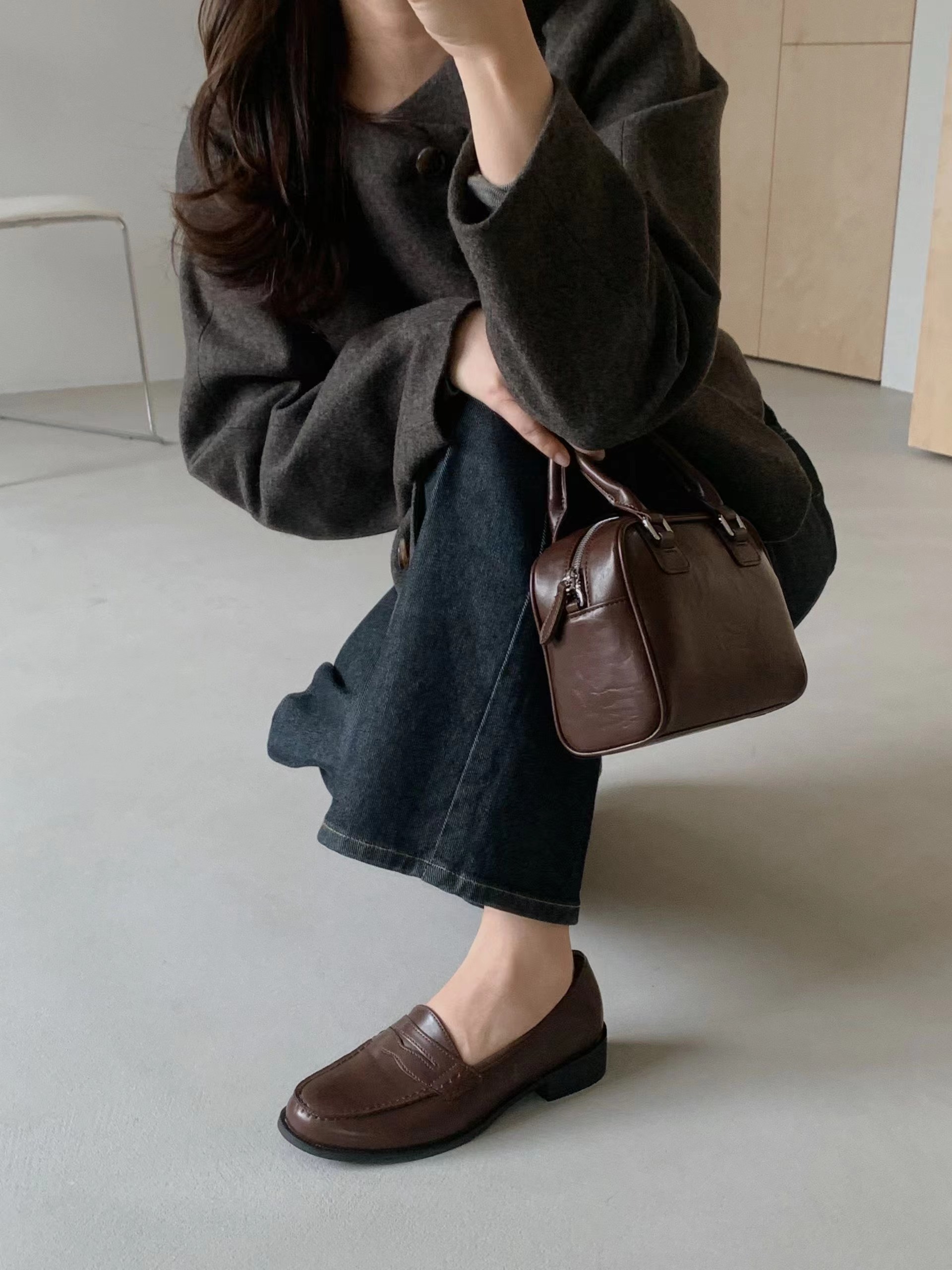 ASK 經典便士樂福鞋（進口皮革）3205