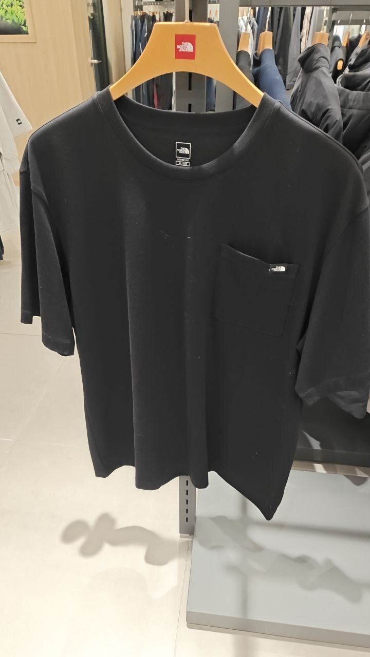 [K] THENORTHFACE BLACK M'S ALLTIME S/S R/TEE, NT7UR14A-BLK (KTNF137)