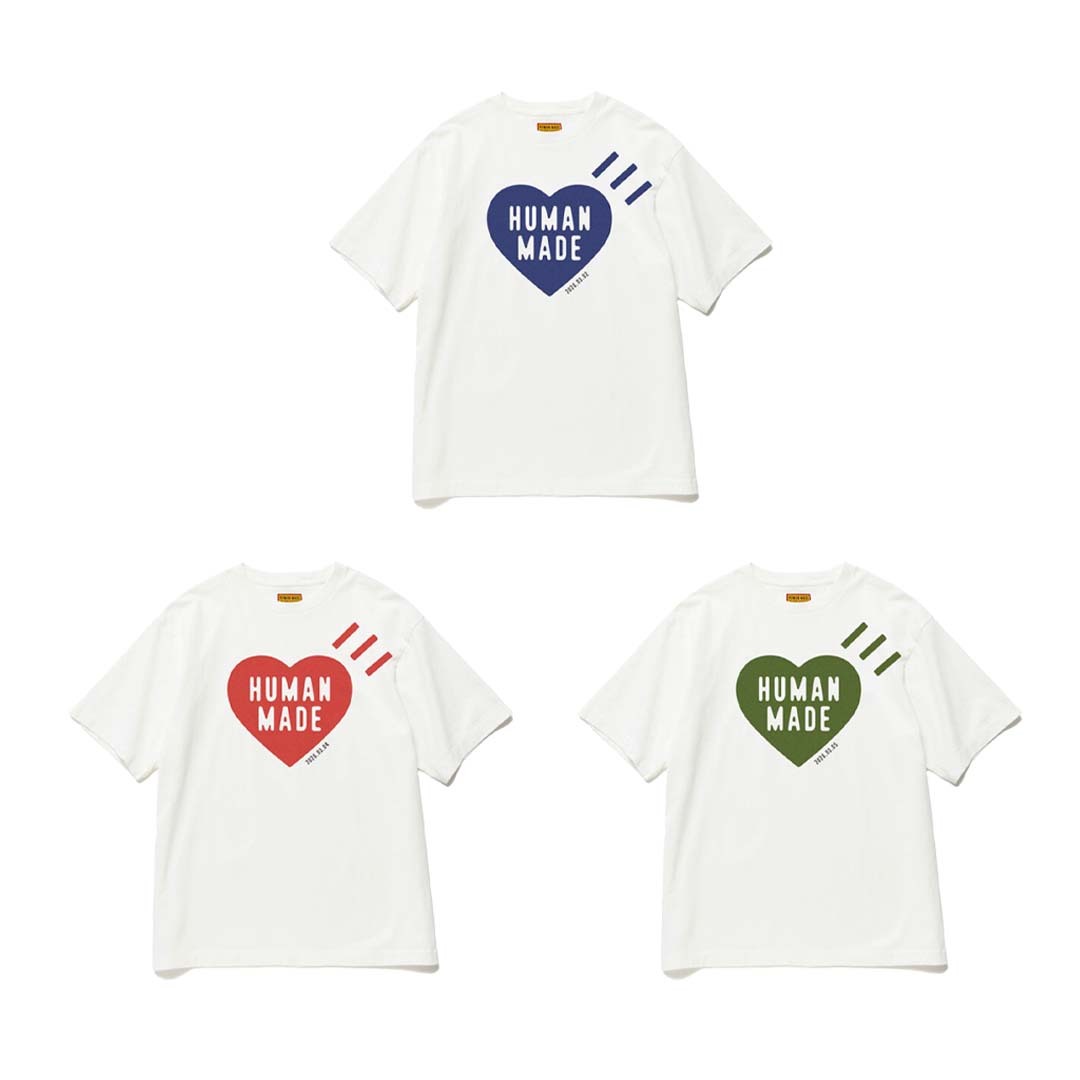 『代購商品』2026 HUMAN MADE DAILY S/S T-SHIRT 生日 日期 愛心 短T