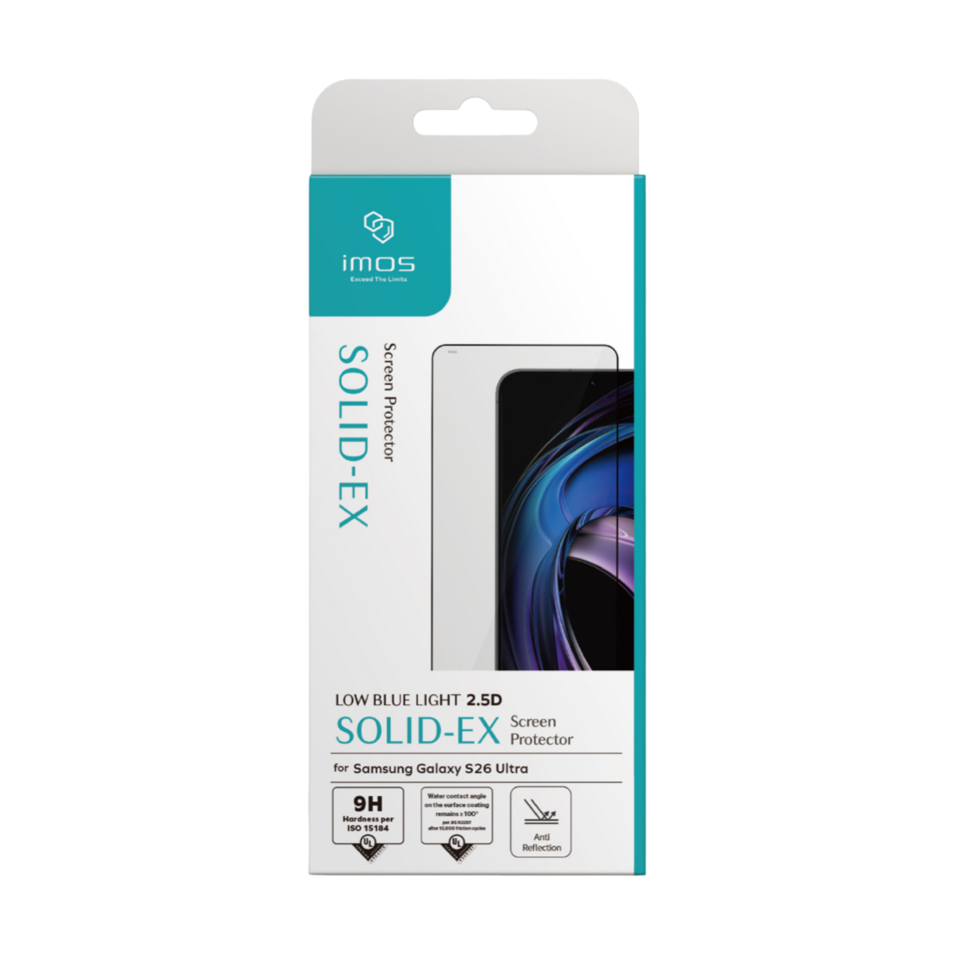 IMOS Galaxy S26 Series 2.5D 抗反射高清玻璃螢幕保護貼