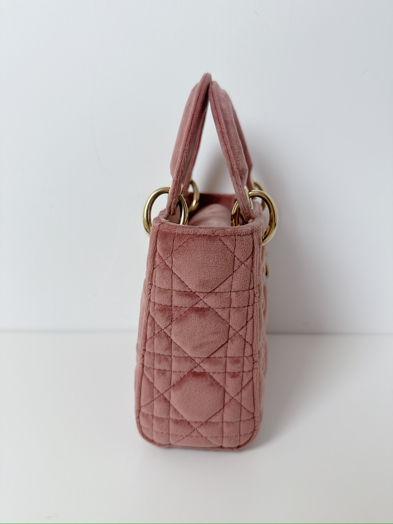 Dior Mini Lady Dior - Dusty Rose / Ghw