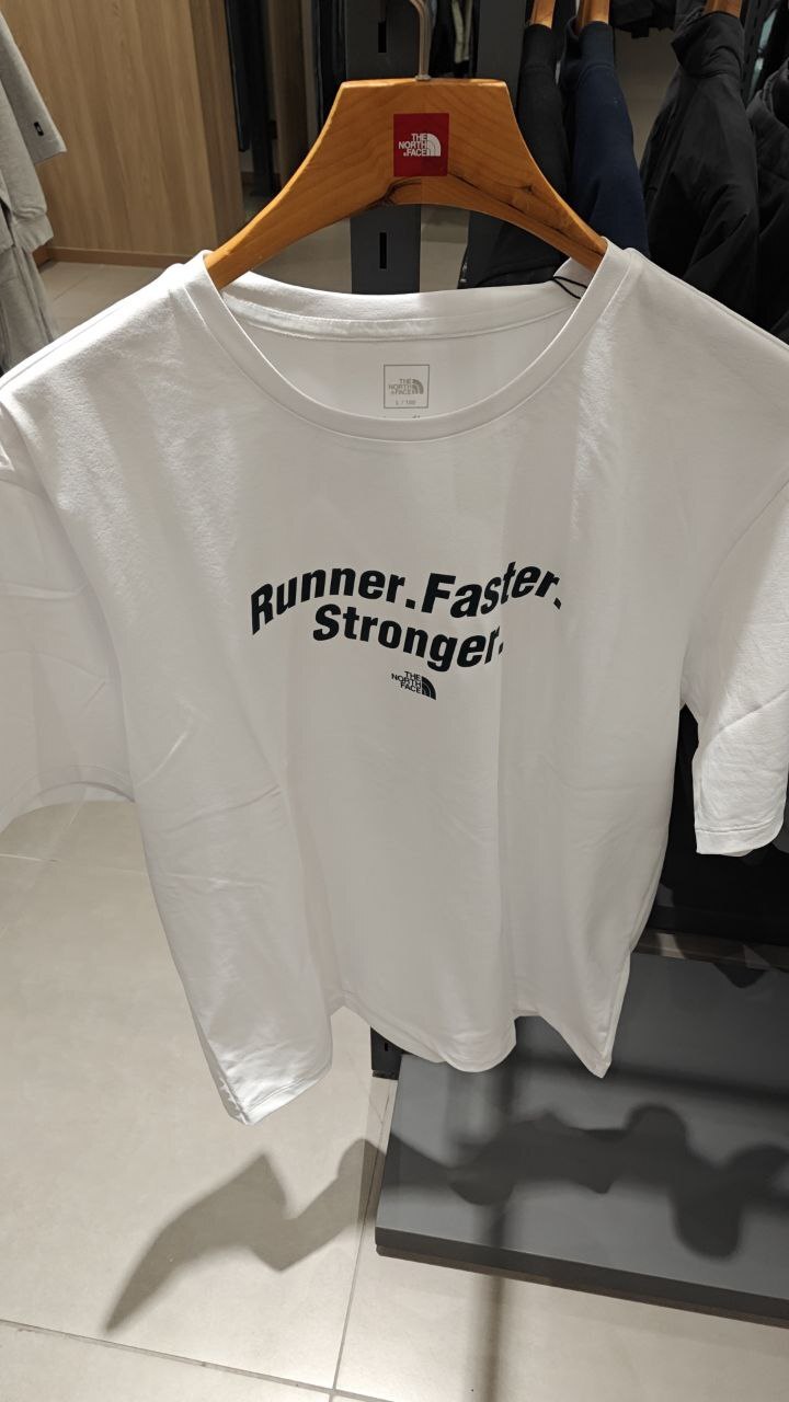 [K] THENORTHFACE WHITE M'S MOTION S/S R/TEE, NT7US16B-WHT (KTNF141)