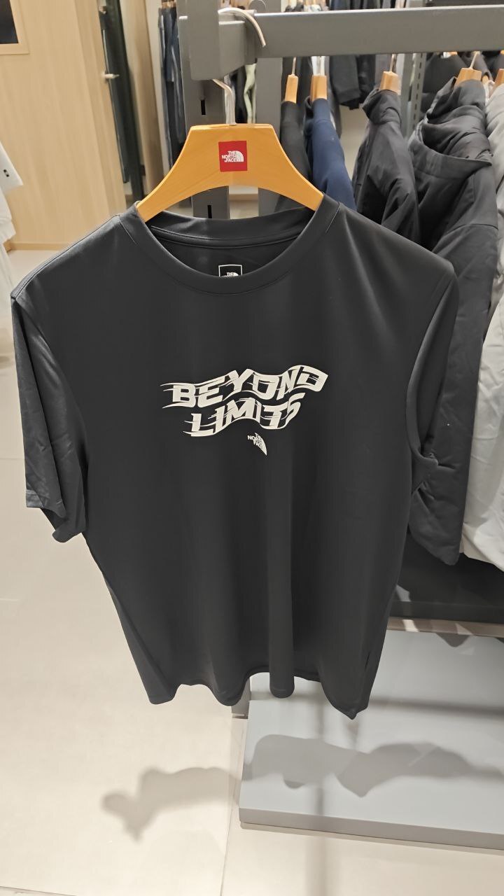 [K] THENORTHFACE BLACK M'S RECOVERY GRAPHIC S/S R/TEE, NT7US18A-BLK (KTNF142)