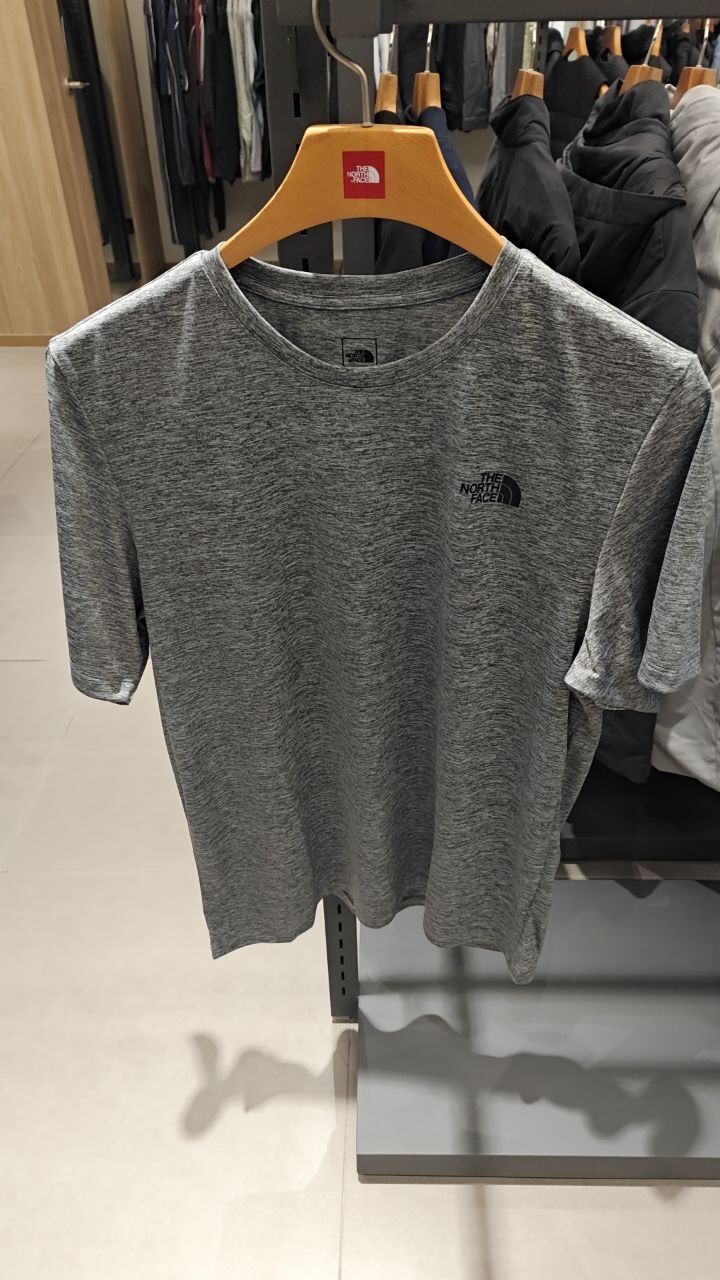 [K] THENORTHFACE MELANGE GREY M'S RECOVERY S/S R/TEE, NT7US58A-MEG (KTNF144)